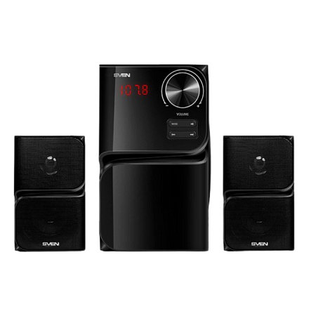 Speakers SVEN "MS-305" Bluetooth, SD-card, USB, FM, Remoute, Black, 40w / 20w + 2x10w / 2.1 Speakers SVEN "MS-305" Bluetooth, SD-card, USB, FM, Remoute, Black, 40w / 20w + 2x10w / 2.1