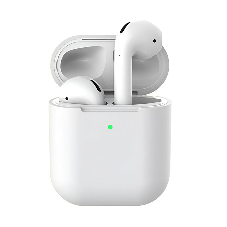 Helmet Case Silicone Airpods 2, White Helmet Case Silicone Airpods 2, White