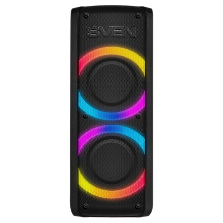 Partybox SVEN "PS-710" 100W, TWS, Bluetooth, FM, USB, microSD, LED-display, 4400mA*h