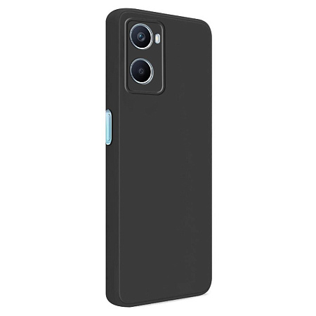 Helmet Case Liquid Silicone Oppo A96, Black