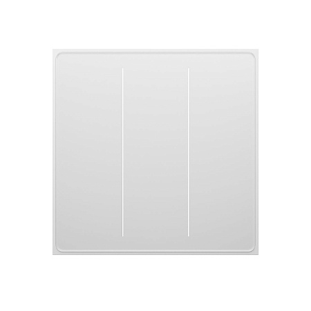 Moes Zigbee Star Feather Smart Push Button Switch 3 Gang (Neutral Wire), White