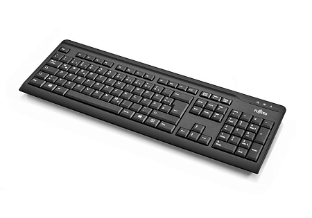 Keyboard Fujitsu KB410 USB Black RU/US