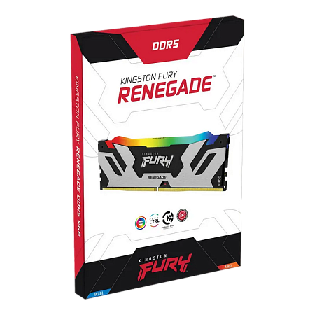 .64GB DDR5-6000MHz  Kingston FURY Renegade RGB (Kit of 2x32GB) (KF560C32RSAK2-64), CL32-38, 1.35V