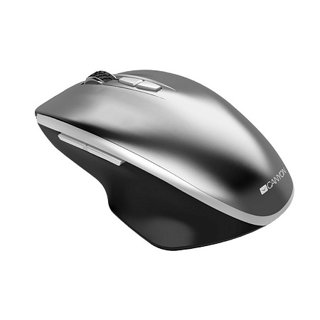 Wireless Mouse Canyon MW-21, Optical, 800-1600dpi, 7 buttons, Ergonomic, Blue LED, 1xAA, Gray