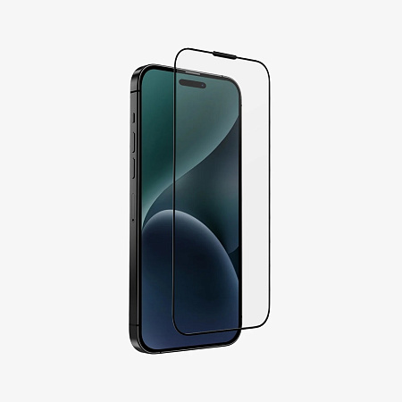 Uniq Glass Screen Protector Optix Vivid Clear for iPhone 15 Pro Max, Black Uniq Glass Screen Protector Optix Vivid Clear for iPhone 15 Pro Max, Black