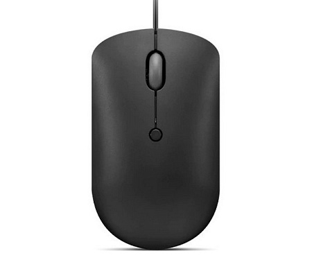 Lenovo 400 USB-C Compact Wired Mouse, Black (GY51D20875)