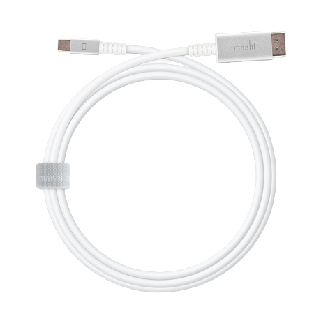 Cable MOSHI MiniDP to DP (4K@60) 1.5m, White