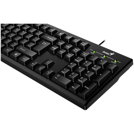 Keyboard Genius Smart KB-100XP, 12 Fn keys, Spill-Resistant, Curve key cap, Palm Rest, 1.5m, USB, EN