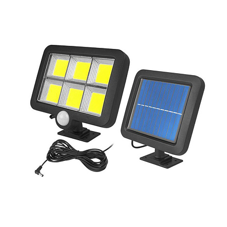 LTC 6x COB 10W Lamp + solar panel on the cable 1800 mAh LTC 6x COB 10W Lamp + solar panel on the cable 1800 mAh