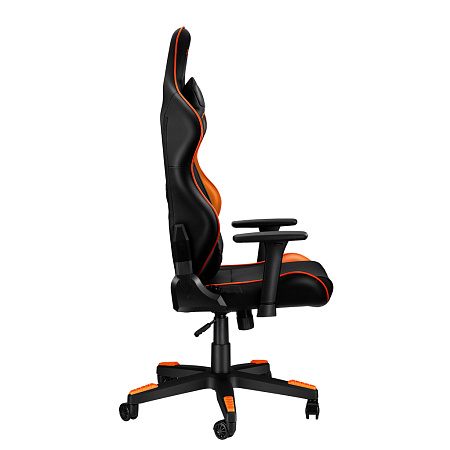 Gaming Chair Canyon Deimos, Maximum load 150 kg, Headrest & Lumbar cushion, Black/Orange
