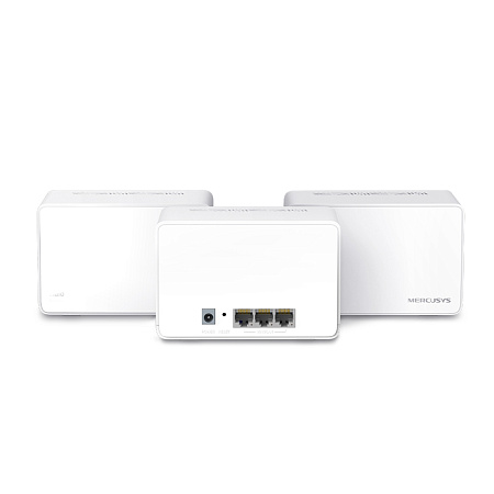Whole-Home Mesh Dual Band Wi-Fi 6 System MERCUSYS, "Halo H80X(3-pack)", 3000Mbps, MU-MIMO,Gbit Ports