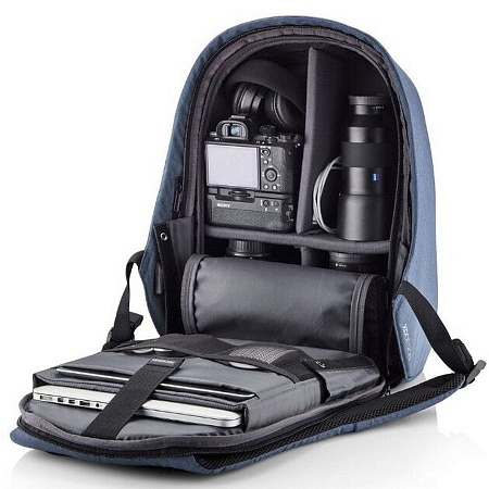 Backpack Bobby Hero Regular, anti-theft, P705.299 for Laptop 15.6" & City Bags, Light Blue Backpack Bobby Hero Regular, anti-theft, P705.299 for Laptop 15.6" & City Bags, Light Blue