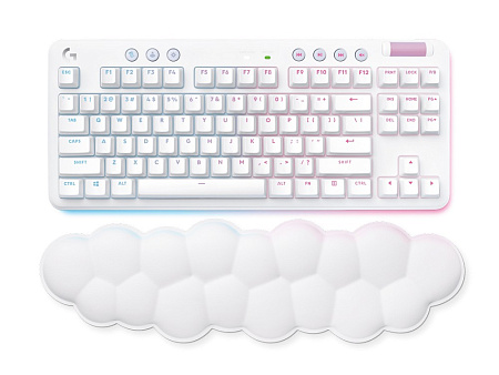 Gaming Wireless Keyboard Logitech G715, Mechanical, TKL, GX Linear, PBT keys, Media сontrols, Volume