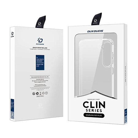 DUX DUCIS Case TPU for Samsung S23 Plus, Clear
