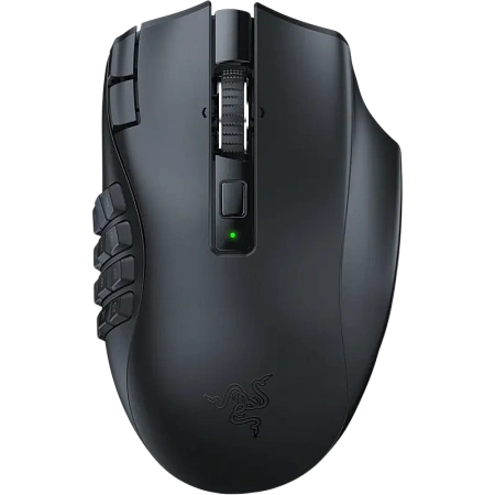 Беcпроводная мышь Razer Naga V2 HyperSpeed, Чёрный