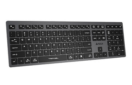 Wireless Keyboard A4Tech FBX50C, Ultra-slim, Scissor Switch, up to 4 Devices, Silk Printing + UV, Ba