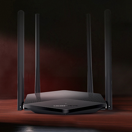 Wi-Fi 6 Dual Band Mercusys Router "MR60X", 1500Mbps, OFDMA, MU-MIMO, 3xGbit Ports