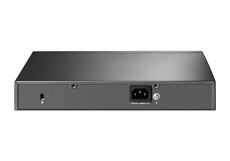 .8-port 10/100Mbps/1/2,5/10 Gbps Switch TP-LINK "TL-SX1008", steel case, Desk/Rackmount