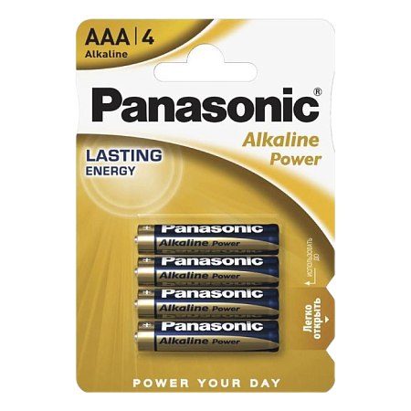 Panasonic "ALKALINE Power" AAA Blister* 4, Alkaline, LR03REB/4BPR Panasonic "ALKALINE Power" AAA Blister* 4, Alkaline, LR03REB/4BPR