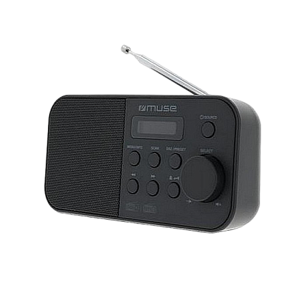 MUSE M-109 DB, Tuner DAB+, FM PLL Radio, Black