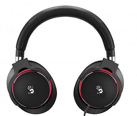 Игровая Гарнитура Bloody M550, Проводной аналоговый, Чёрный
