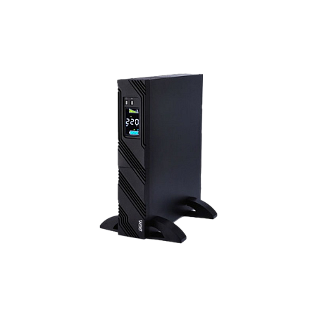UPS PowerCom SPR-3000,3000VA/2400W,Tower/Rack2U,Smart Line Int.,Sinewave,LCD,AVR,USB,8xIEC C13+1xC19