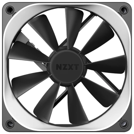 PC Case Fan NZXT Aer F120, 120x120x26mm, 22-31dB, 21-63CFM, 500-1500RPM, FDB, 4 Pin
