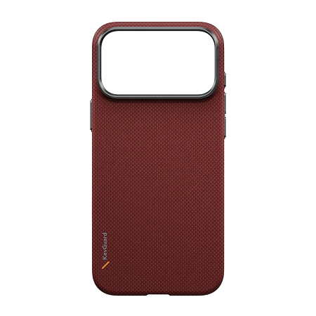 Uniq Case for iPhone 18 Pro Max 6.9 Hybrid Magclick Charging Keva Edge, Ember Red