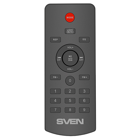 Speakers SVEN "PS-580" 36w, Black, Bluetooth, FM, USB, microSD, LED-display, RC, 2x2000mA*h