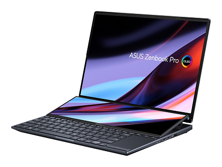 Ноутбук 14,5" ASUS Zenbook Pro 14 Duo OLED UX8402VU, Tech Black, Intel Core i7-13700H, 16Гб/1024Гб, Windows 11 Home