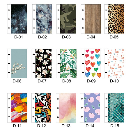 Devia Intelligent Colorful Back Film V2 (15pcs) E15, Blue