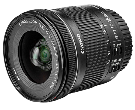Объектив Canon EF-S 10-18mm f/4.5-5.6 IS STM Объектив Canon EF-S 10-18mm f/4.5-5.6 IS STM