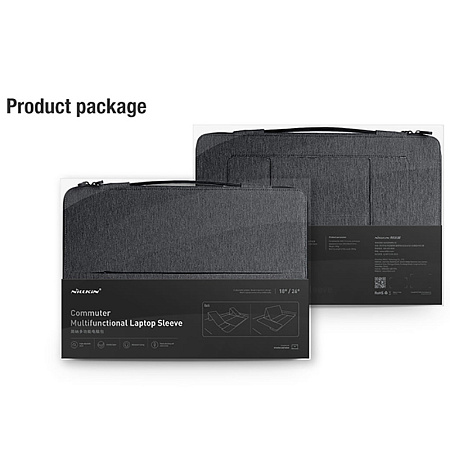 NB Bag Nillkin Commuter Multifunctional, for Macbook 14" & City Bags, Black NB Bag Nillkin Commuter Multifunctional, for Macbook 14" & City Bags, Black