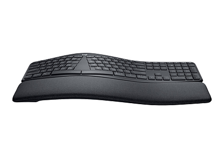 Wireless Keyboard Logitech ERGO K860, Curved keyframe, Split layout, Ultra precise typing, Palm rest