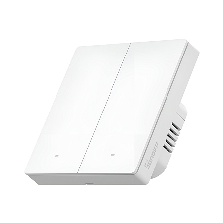 Sonoff Zigbee Smart Wall Switch SwitchMan M5 2-Gang (Neutral Optional), White Sonoff Zigbee Smart Wall Switch SwitchMan M5 2-Gang (Neutral Optional), White