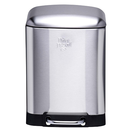 Dirt Devil Pedal Bin 6 L Soft Close Silver DDPBIN6 Dirt Devil Pedal Bin 6 L Soft Close Silver DDPBIN6