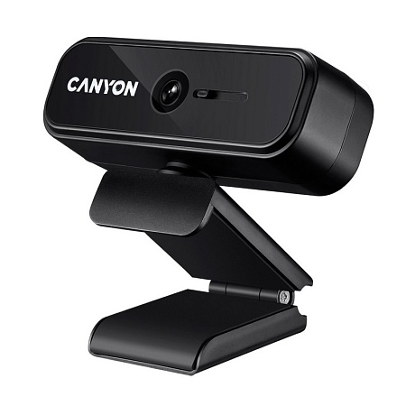 PC Camera Canyon C2, 720p/1080p (by software), Sensor 1 MP, FoV 46°, Microphone, Shutter, Black PC Camera Canyon C2, 720p/1080p (by software), Sensor 1 MP, FoV 46°, Microphone, Shutter, Black