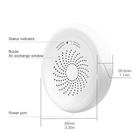 Moes ZigBee Smart Gas Leakage Detector Combustible Sensor
