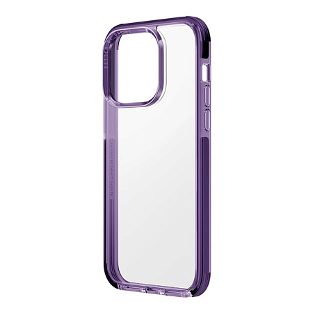 Uniq Case PC Hard Combat Fig for iPhone 14 Pro, Purple