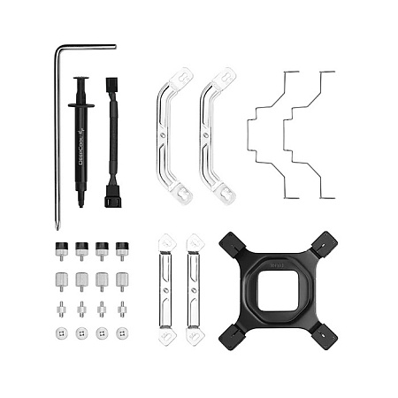 AC Deepcool "AK500 WH" (≤31.5dB, 500-1850RPM, 68.99 CFM, 120mm, 240W, 5x6mm, 1040g.)
