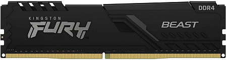 32GB DDR4-3600MHz Kingston FURY Beast (Kit of 2x16GB) (KF436C18BBK2/32), CL18-22-22, 1.35V, Black 32GB DDR4-3600MHz Kingston FURY Beast (Kit of 2x16GB) (KF436C18BBK2/32), CL18-22-22, 1.35V, Black