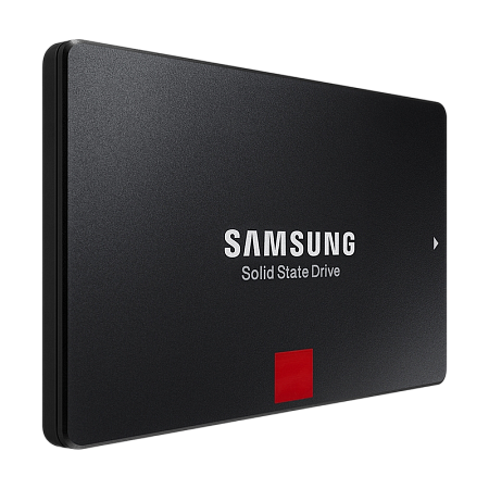 2.5" SATA SSD  512GB Samsung 860 PRO "MZ-76P512BW" [R/W:560/530MB/s, 100K IOPS, MJX, VNAND 2bit MLC]
