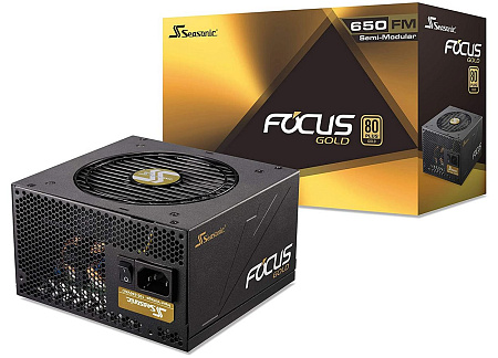 Блок питания для компьютеров Seasonic Focus GM, 650Вт, ATX, Полумодульный Блок питания для компьютеров Seasonic Focus GM, 650Вт, ATX, Полумодульный