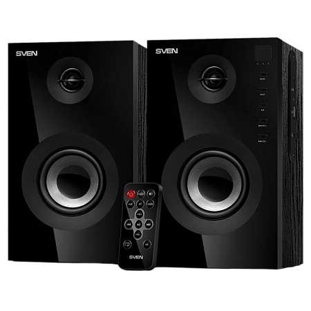 Speakers SVEN "SPS-615" Black, 20w, Bluetooth, SD, USB Flash, Remote Control
