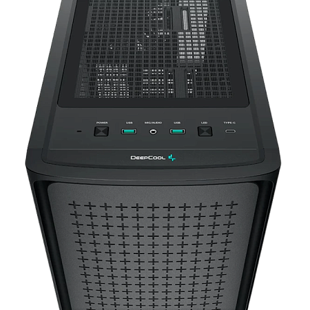 Case ATX Deepcool CK560, w/o PSU, 3x120mm ARGB & 1x140mm fans, USB-C, 2xUSB3.0, Tempered Glass, VGA 
