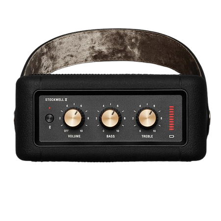 Marshall Stockwell II Bluetooth Speaker - Black/Brass