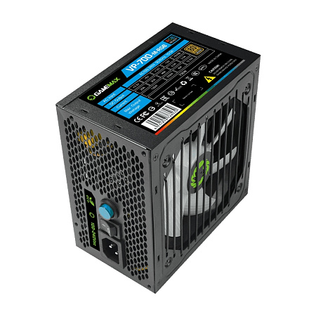 Power Supply ATX 700W GAMEMAX VP-700-RGB-M, 80+ Bronze, 120mm RGB, Active PFC, Fanless mode, Semi-mo Power Supply ATX 700W GAMEMAX VP-700-RGB-M, 80+ Bronze, 120mm RGB, Active PFC, Fanless mode, Semi-mo