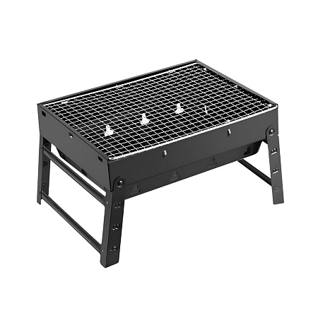 Outdoor Charcoal BBQ Grill, Large Steel TL372, Black Outdoor Charcoal BBQ Grill, Large Steel TL372, Black