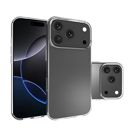 WOO Case Soft TPU iPhone 17 Pro/ iPhone 18 Pro, Clear