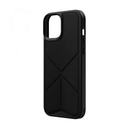 Uniq Case Hybrid Magclick Charging Transforma for iPhone 15 Pro, Black